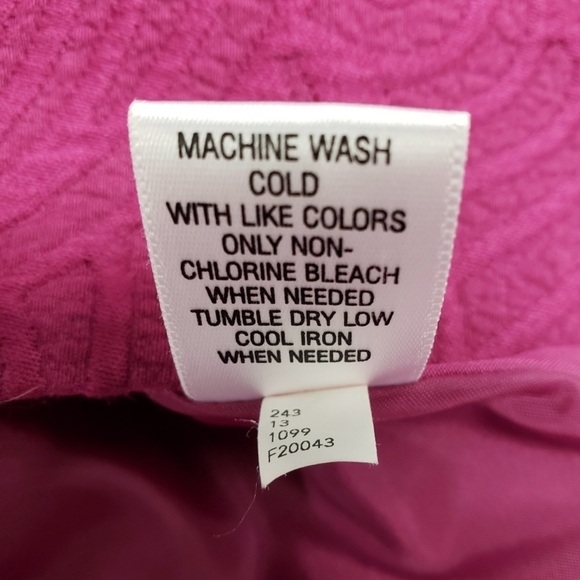 Merona Collections Magenta Suit/ Dress Jacket VGUC - Picture 9 of 12